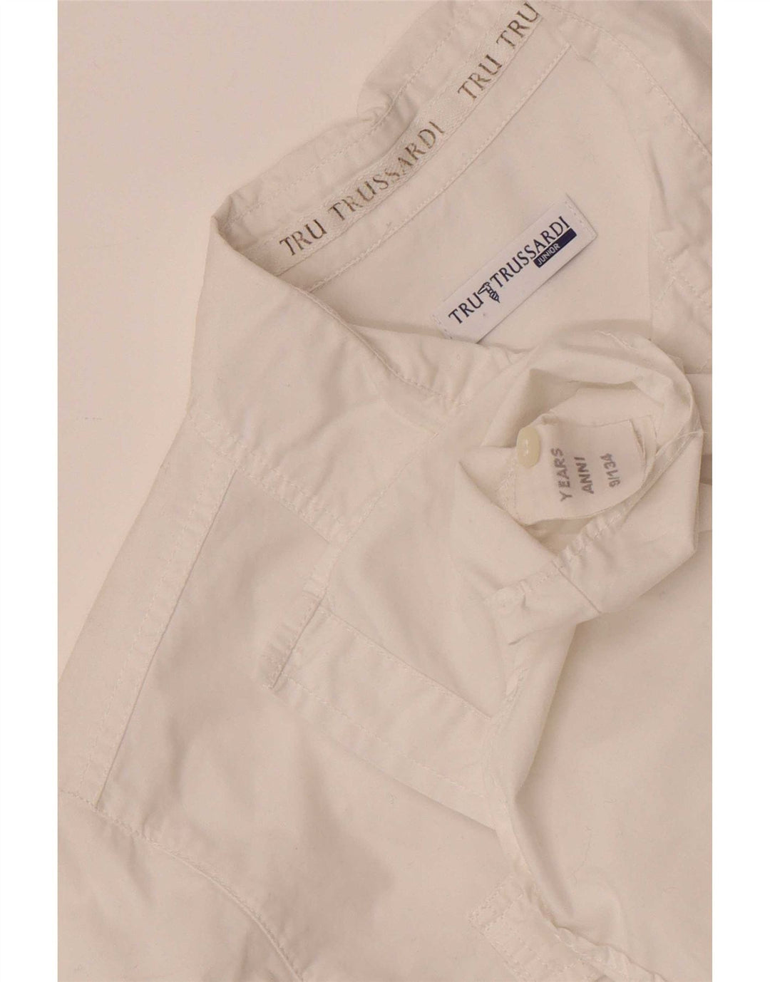 Trussardi Camisa gráfica para niño 8-9 años Algodón blanco