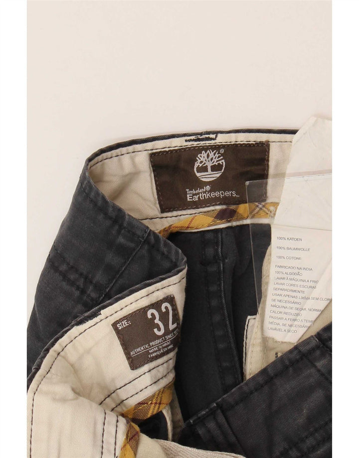 Timberland Pantalones cortos chinos Earthkeepers para hombre W32 Algodón gris medio