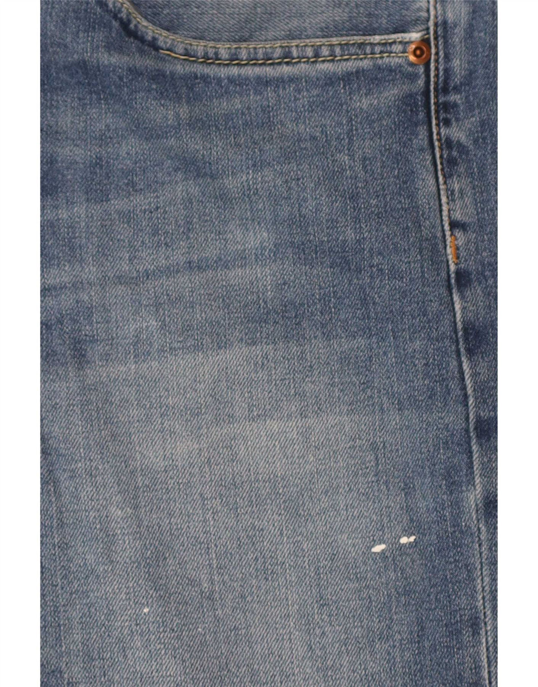 Zara Jeans rectos para hombre EU 44 Large W34 L29 Azul