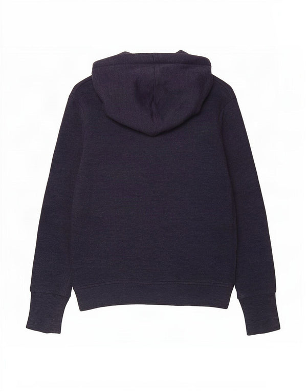 Superdry Jersey con capucha para mujer UK 10 Small Azul marino Algodón