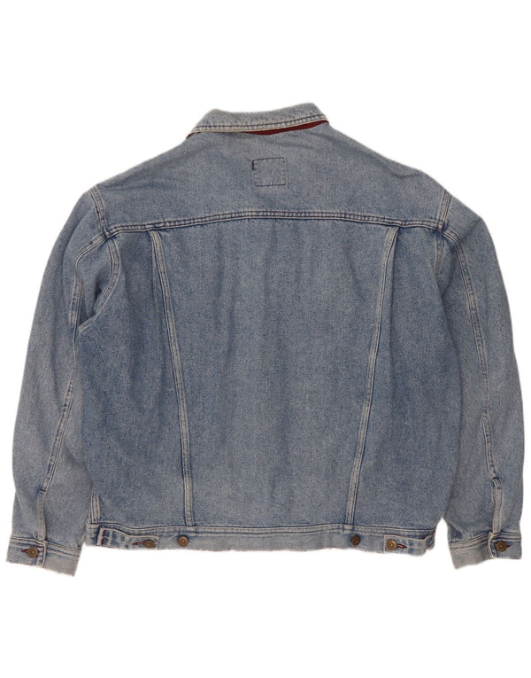 GB.PEDRINI Chaqueta vaquera para hombre ES 42 XL Algodón color block azul