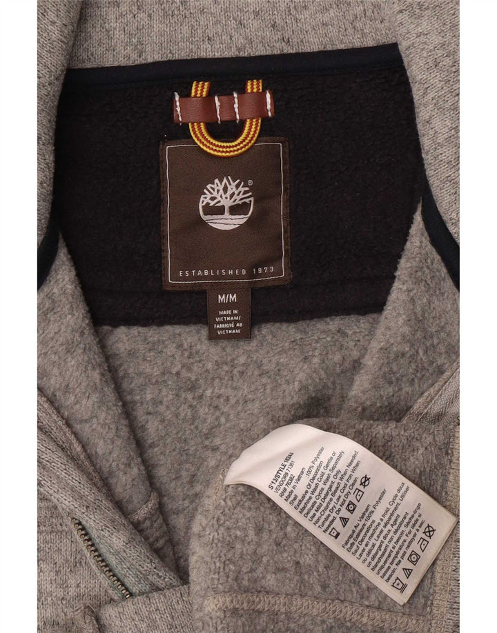 Timberland Hombre Regular Fit Chándal Top Chaqueta Gris Medio Moteado