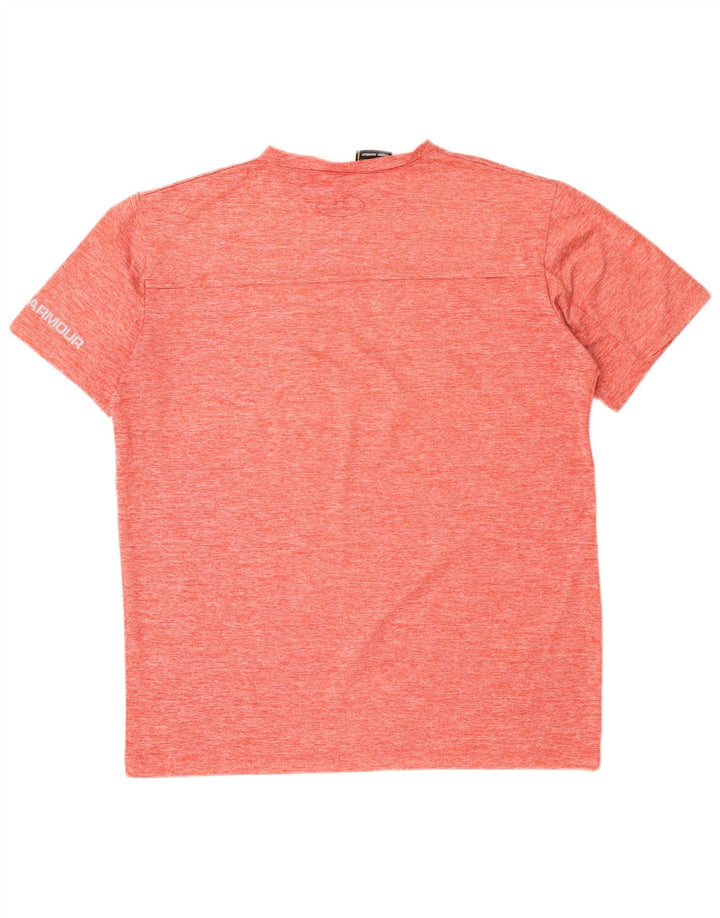 Under Armour - Camiseta para hombre, talla grande, color rojo moteado
