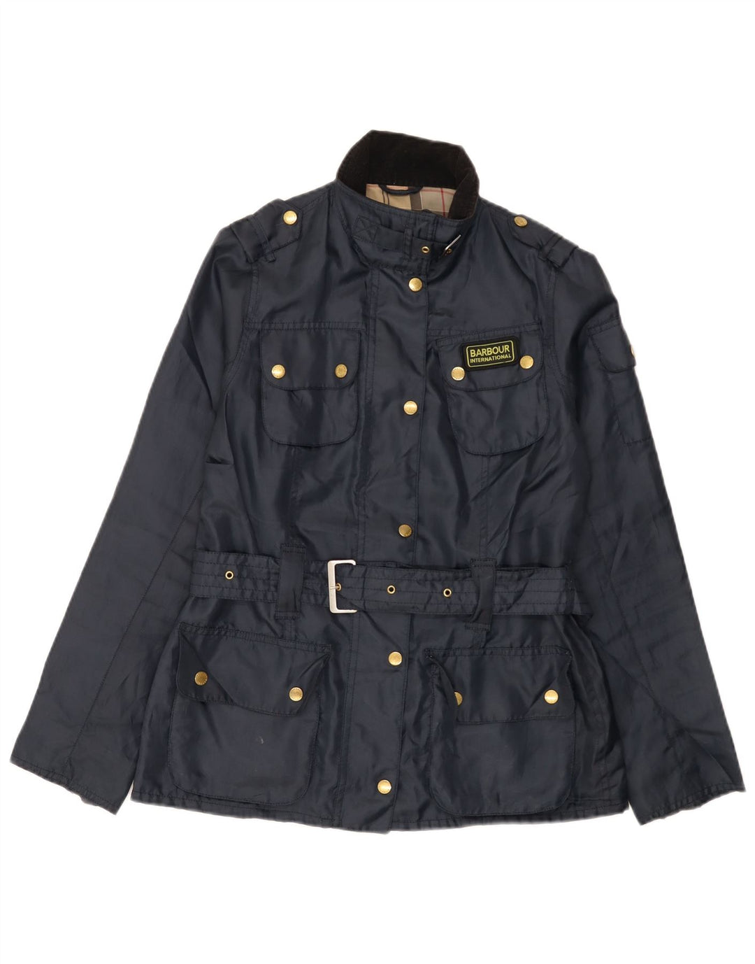 Chaqueta utilitaria para mujer Barbour UK 10 Small Poliéster azul marino