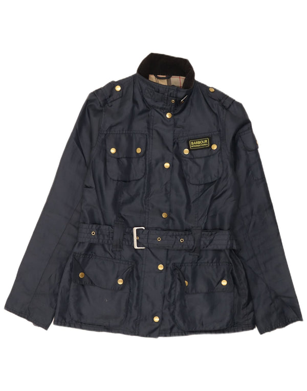 Chaqueta utilitaria para mujer Barbour UK 10 Small Poliéster azul marino