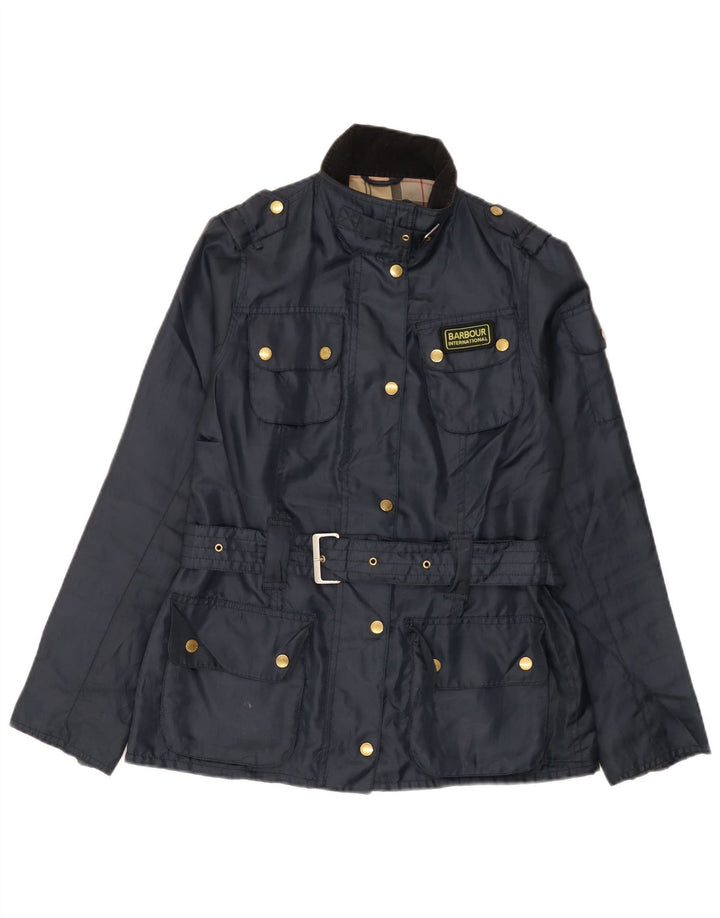 Chaqueta utilitaria para mujer Barbour UK 10 Small Poliéster azul marino