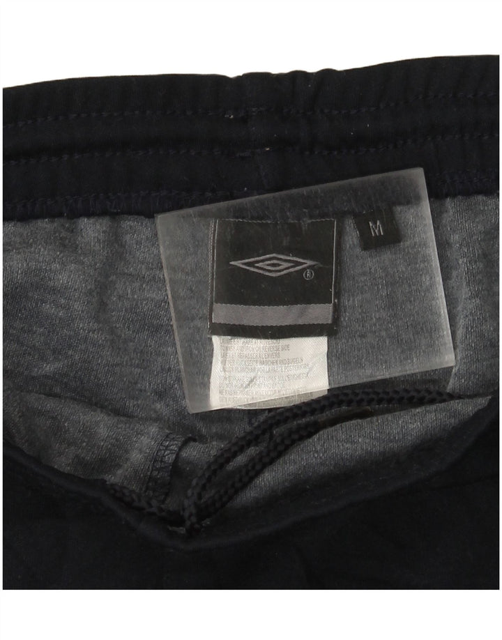 UMBRO Pantalones cortos deportivos con gráficos para hombre Poliéster color block azul marino medio