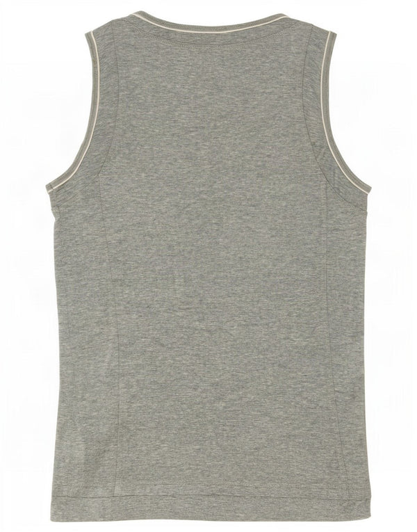 Champion Camiseta sin mangas para mujer UK 18 XL Algodón moteado gris