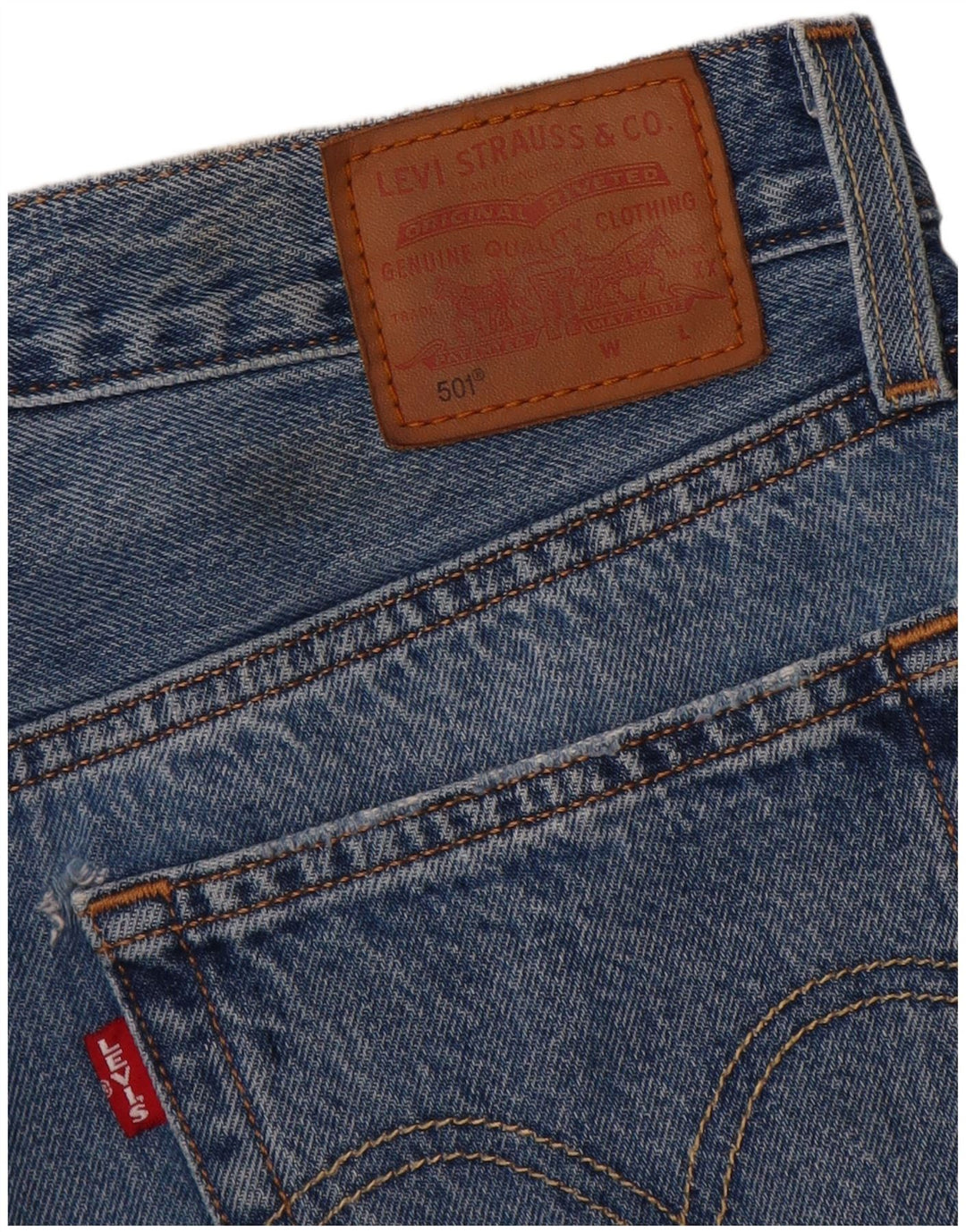 Vaqueros Levi's Mujer 501 Rectos W30 L30 Azul