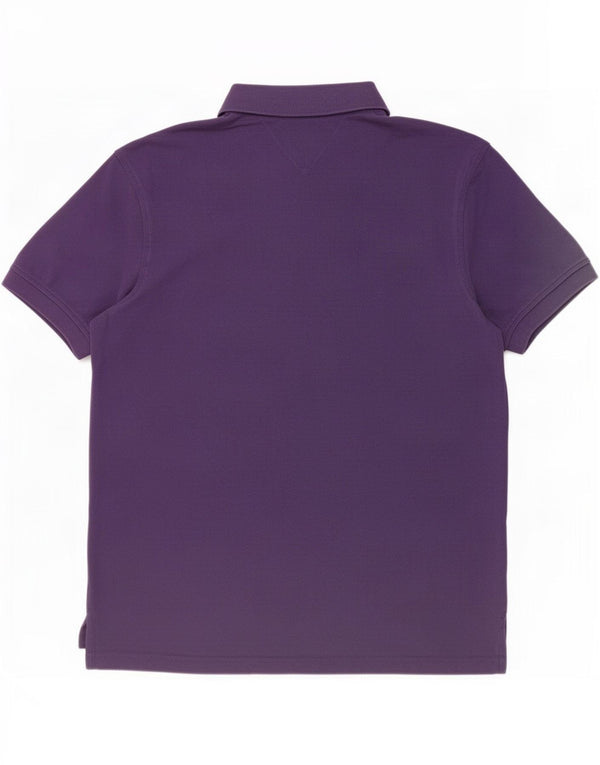 Tommy Hilfiger Polo Hombre XL Algodón Morado