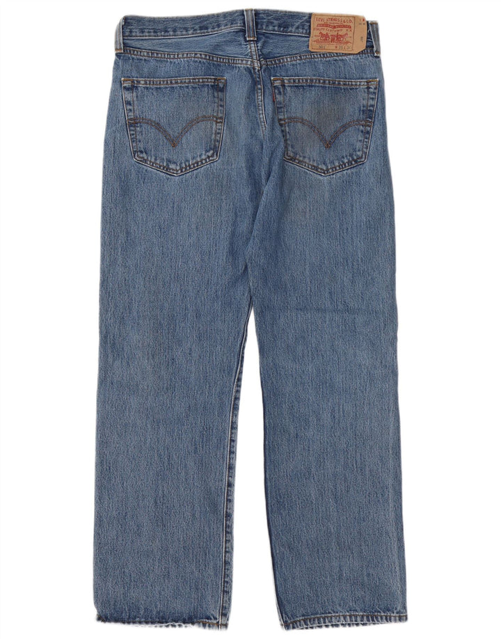 Levi's Hombre 501 Vaqueros Rectos W36 L30 Algodón Azul