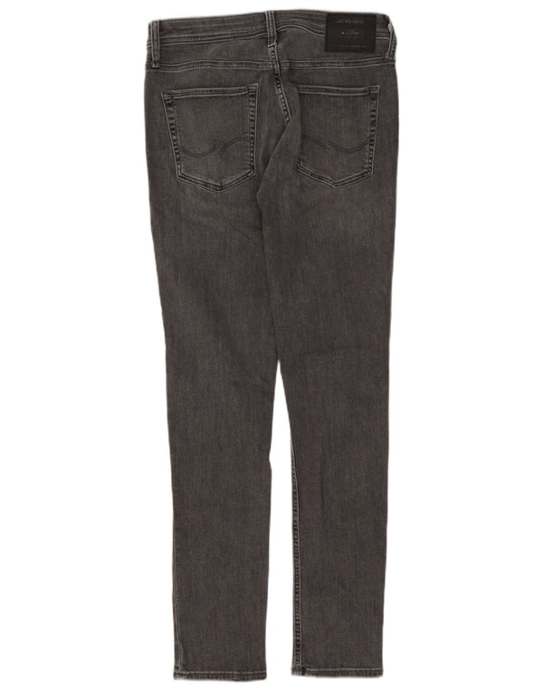 Jack & Jones Mens Liam Skinny Jeans W32 L32 Algodón gris