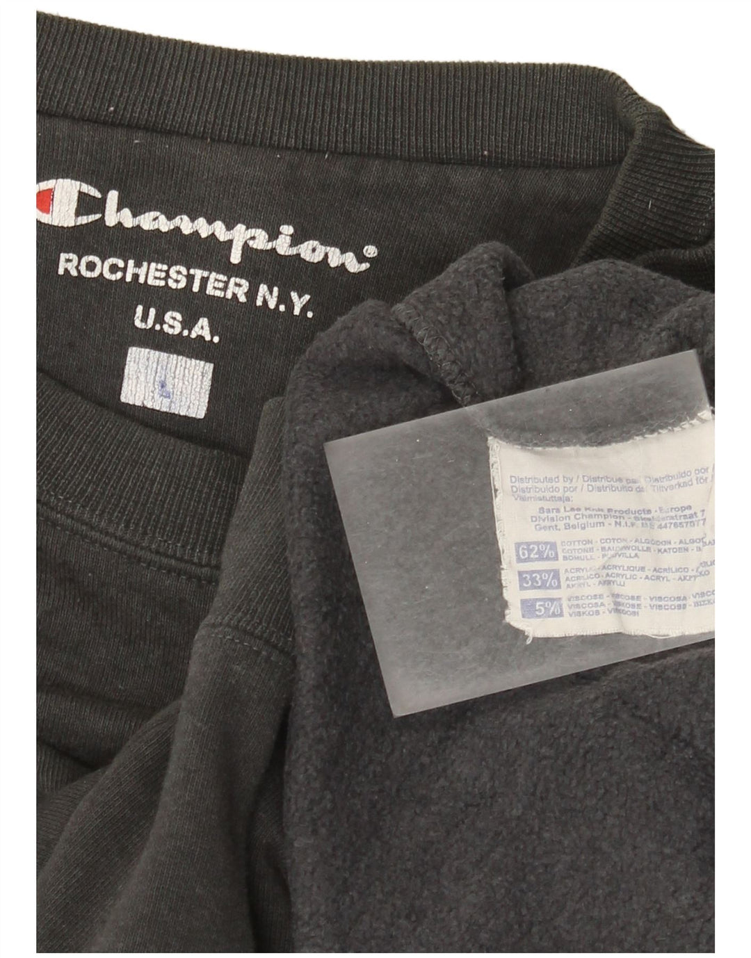 Champion Sudadera Hombre Jumper XL Gris Algodón