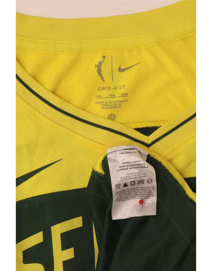 Nike Seattle Graphic Vest Top 2XL Verde Colorblock Poliéster