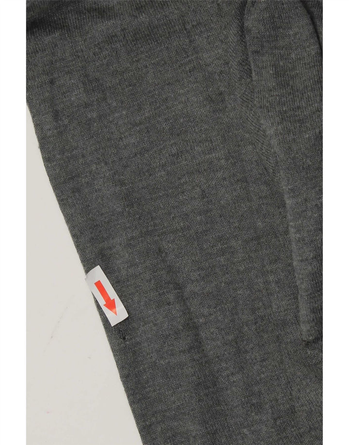 Zara Mujer Blusa Top UK 44 Acrílico Gris Medio