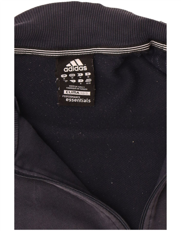 Adidas Mens Clima 365 Chándal Top Chaqueta Mediana Azul Marino Algodón