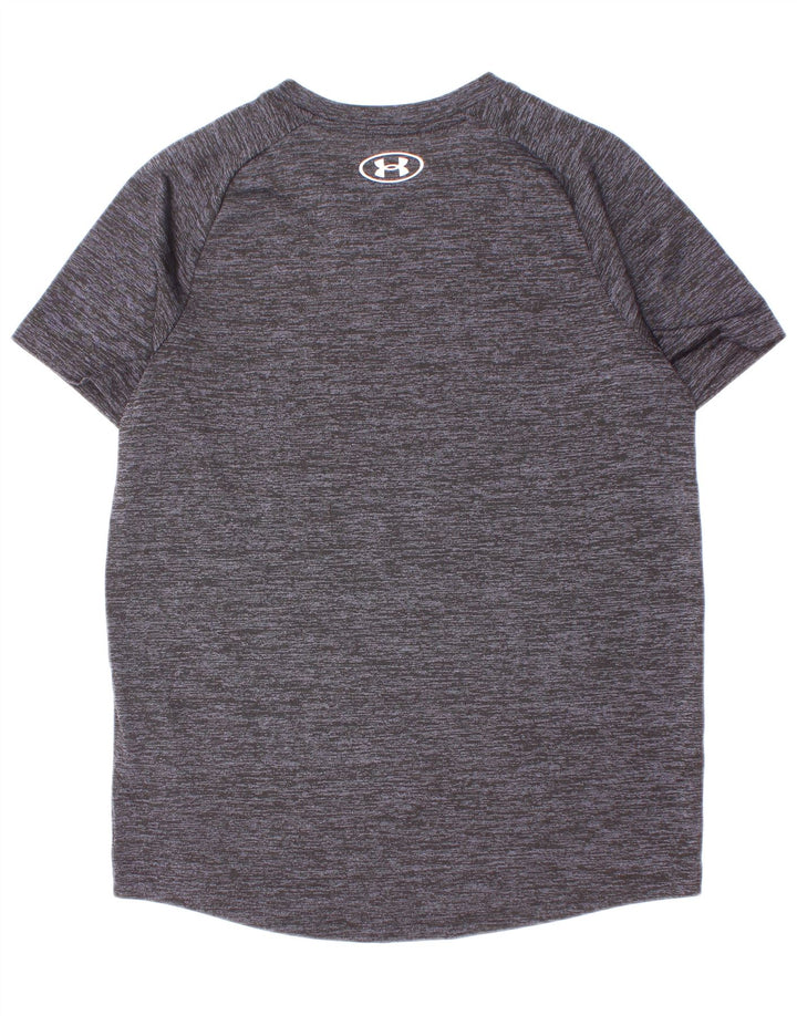 Under Armour Camiseta para niño 9-10 años Poliéster moteado gris medio