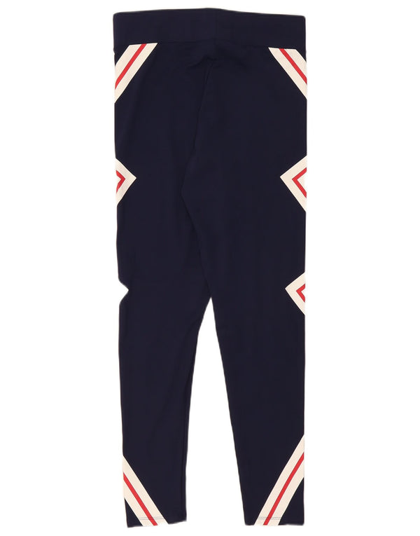 Fila Leggings gráficos para mujer Reino Unido 44 Poliéster geométrico azul marino grande