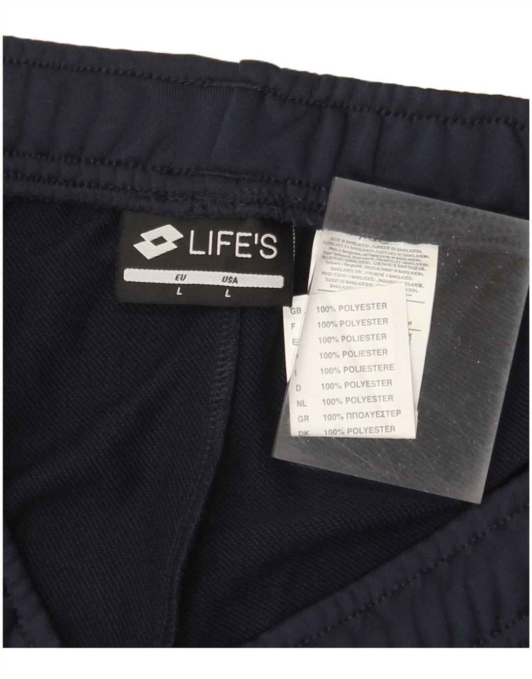 Lotto Pantalones De Chándal Mujer Joggers Large Azul Marino Poliéster