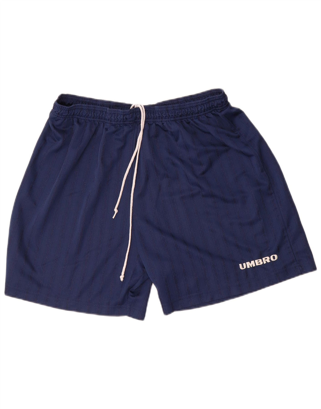 Pantalones cortos deportivos Umbro para hombre XL Poliéster a rayas azul marino