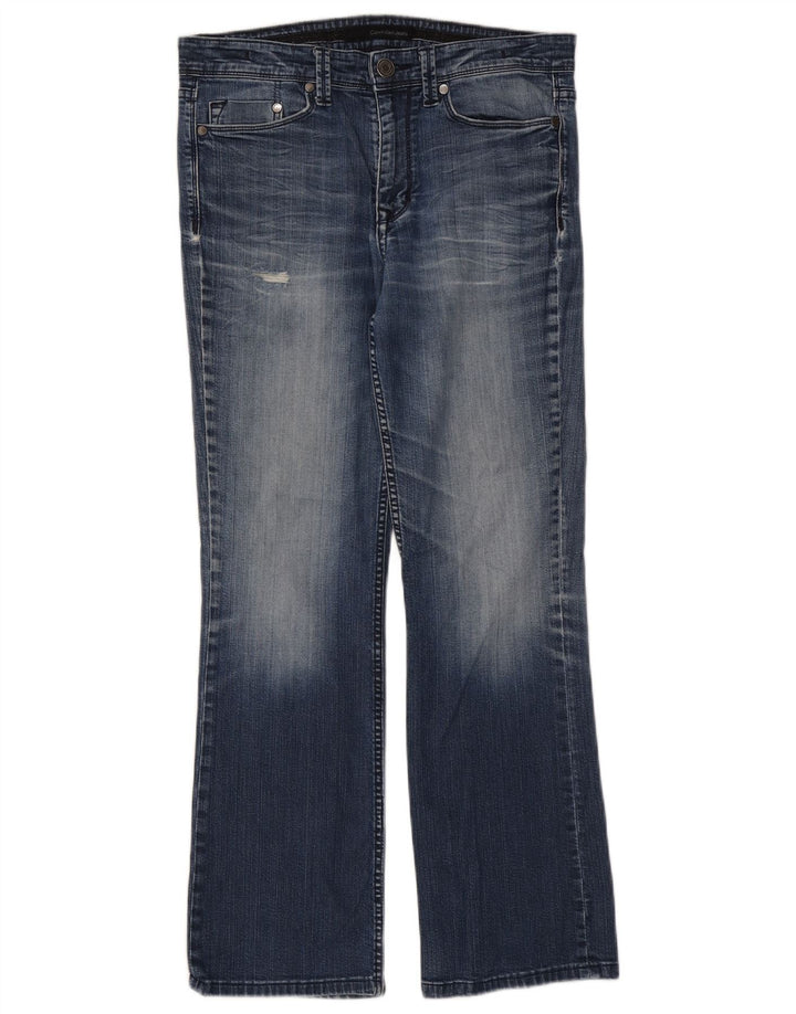 Calvin Klein Jeans desgastados con corte de bota para mujer W33 L29 Algodón azul