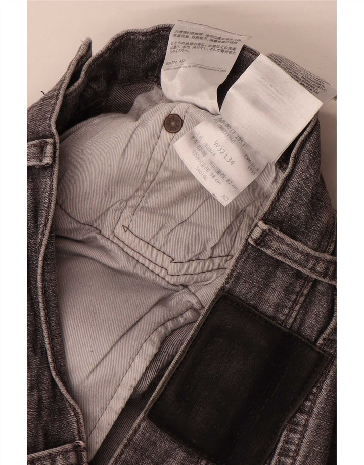 Levi's Vaqueros ajustados para hombre W32 L34 Algodón gris