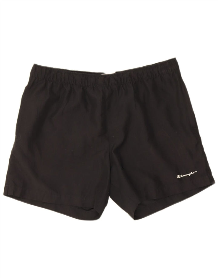 Champion Pantalones cortos deportivos para hombre XL Poliéster negro