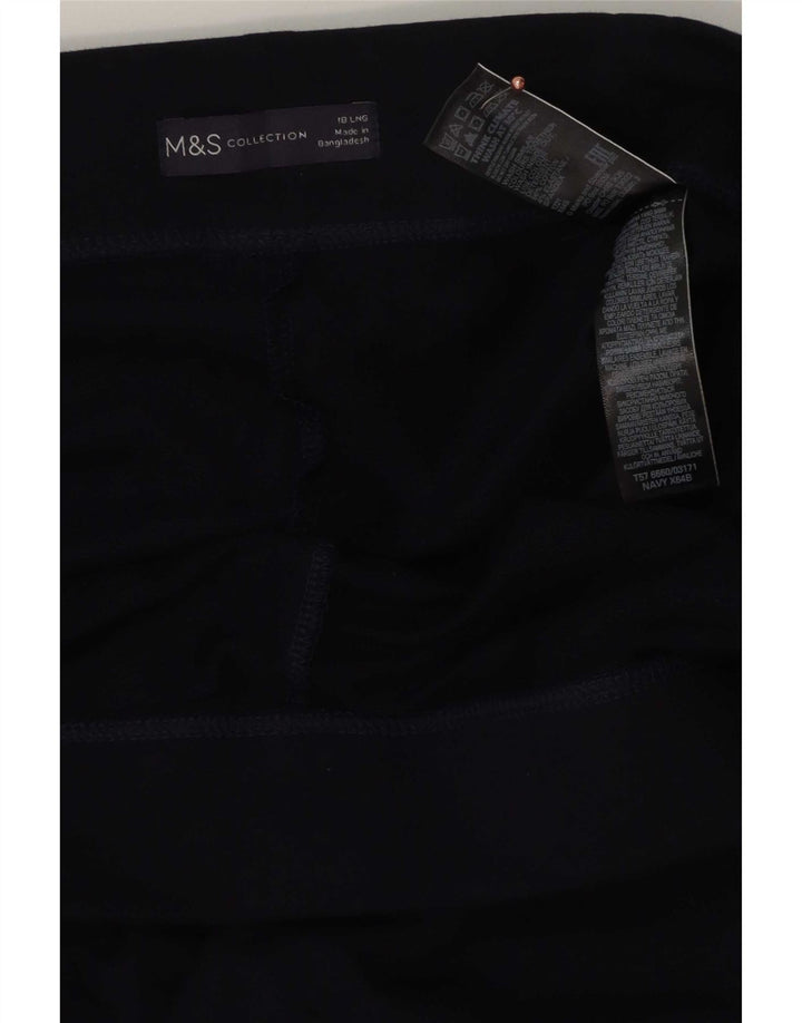 Marks & Spencer Leggings para mujer UK 40 XL Algodón azul marino