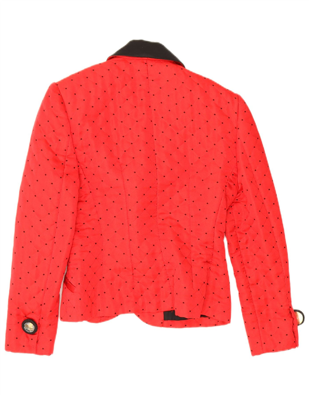 Roccobarocco Chaqueta tipo blazer de 2 botones para mujer IT 44 Acrílico con manchas rojas medianas