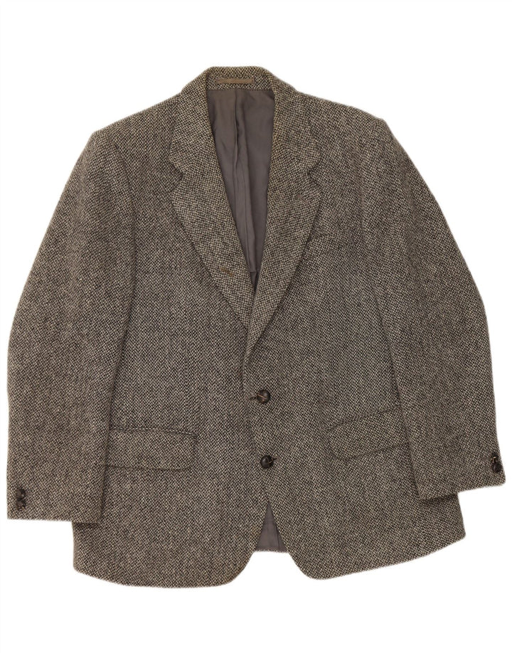 Centaur Chaqueta tipo blazer Harris Tweed para hombre UK 38 Gris medio Espiga