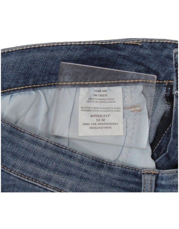 Wrangler Jeans ajustados para mujer US 10 Large W30 L29 Algodón azul