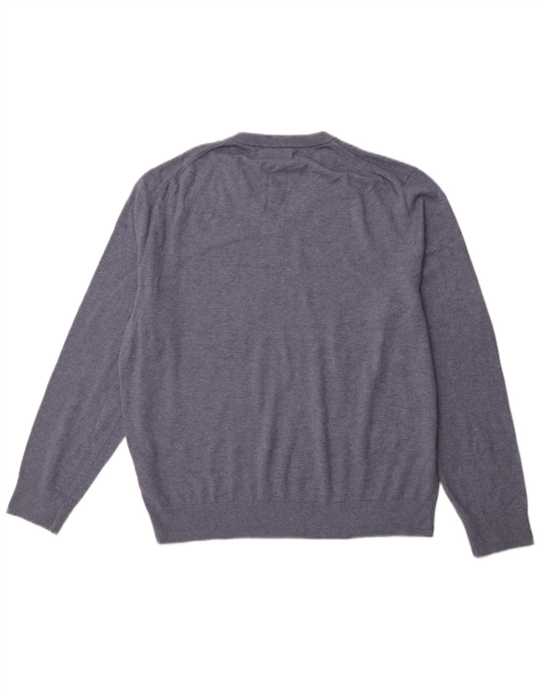 NAUTICA Jersey Navtech con Cuello en V para Hombre, Algodón Azul Grande