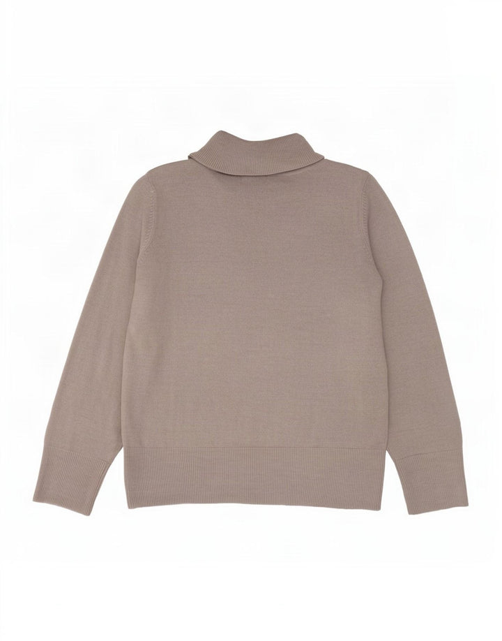 Marks & Spencer - Jersey con cuello vuelto para mujer, talla 40, color gris medio