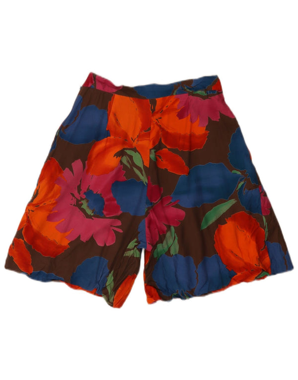 Shorts Casual Mujer Preca W26 Small Viscosa Floral Multicolor