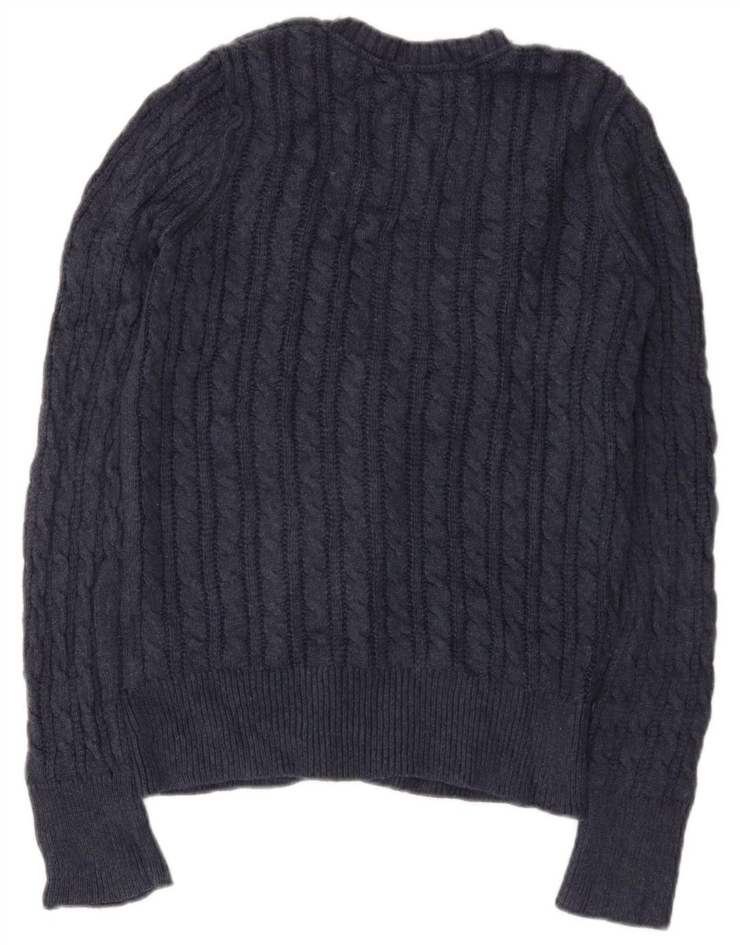 Eddie Bauer Suéter tipo cárdigan para mujer Reino Unido 12 Algodón azul marino mediano