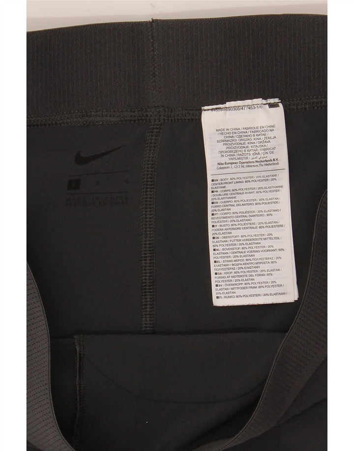 Nike - Pantalones cortos deportivos para hombre, poliéster gris grande