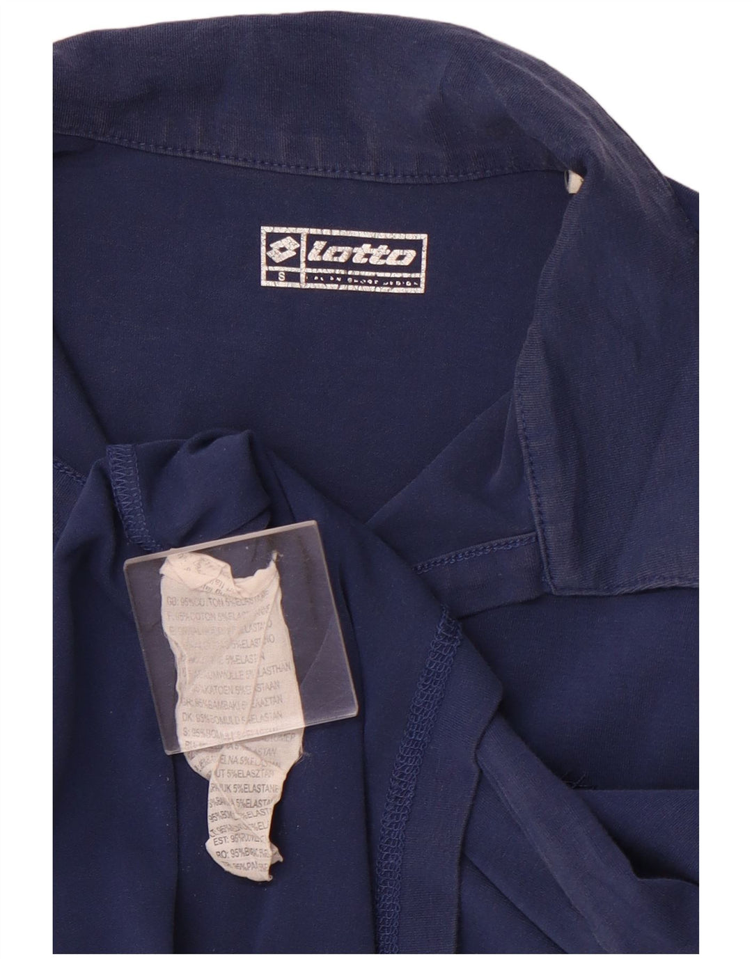 LOTTO Polo Niña 11-12 Años Small Azul Marino Algodón