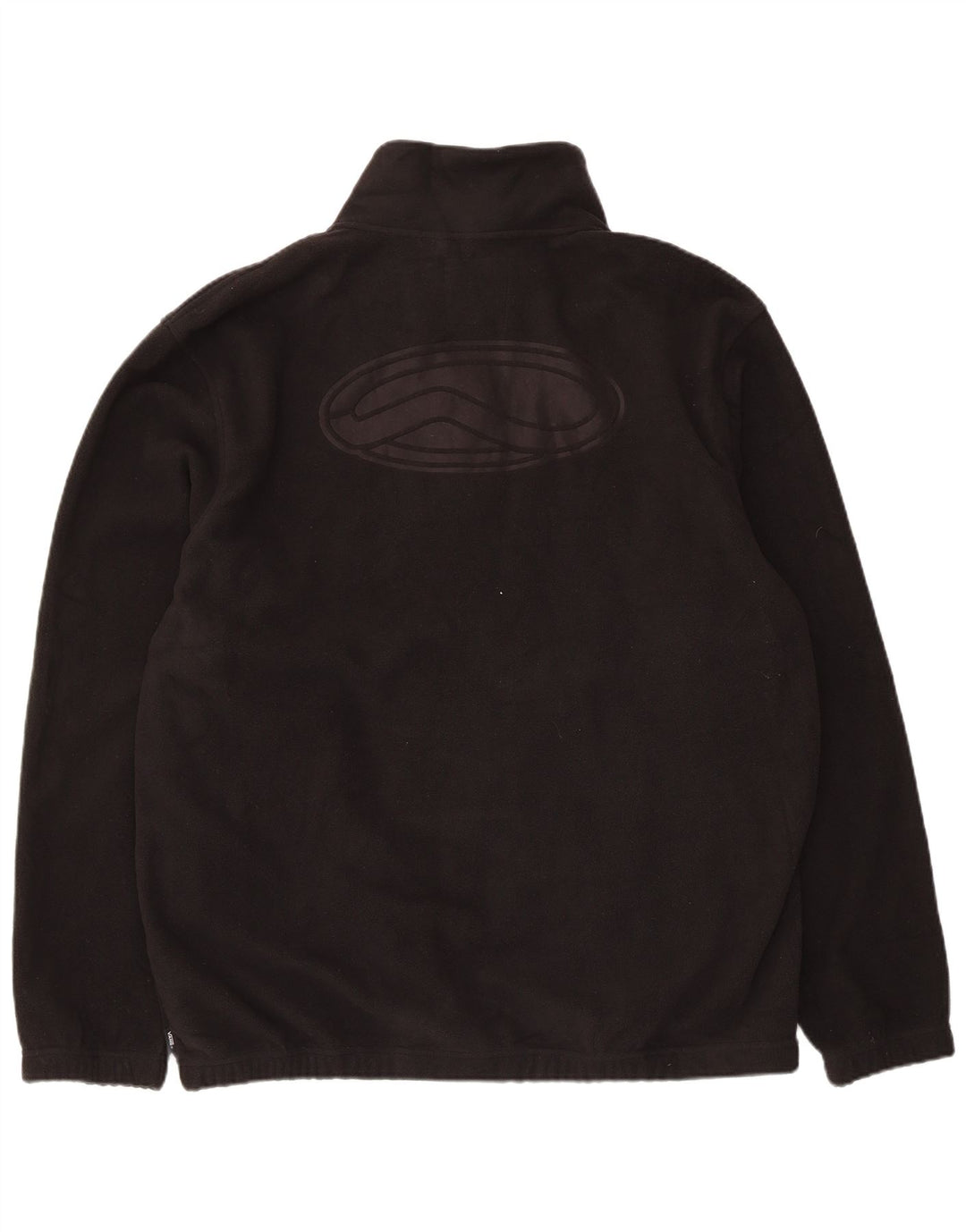 Vans Chaqueta polar gráfica para hombre UK 42 XL Poliéster negro