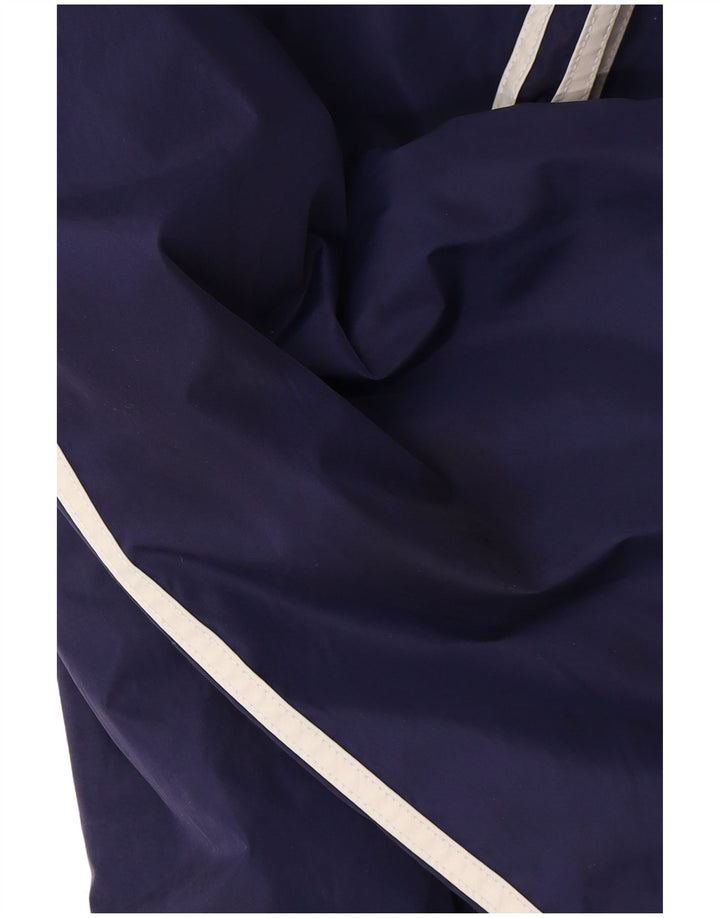 Adidas Chaqueta cortavientos para hombre UK 44/46 Large Azul marino Poliamida