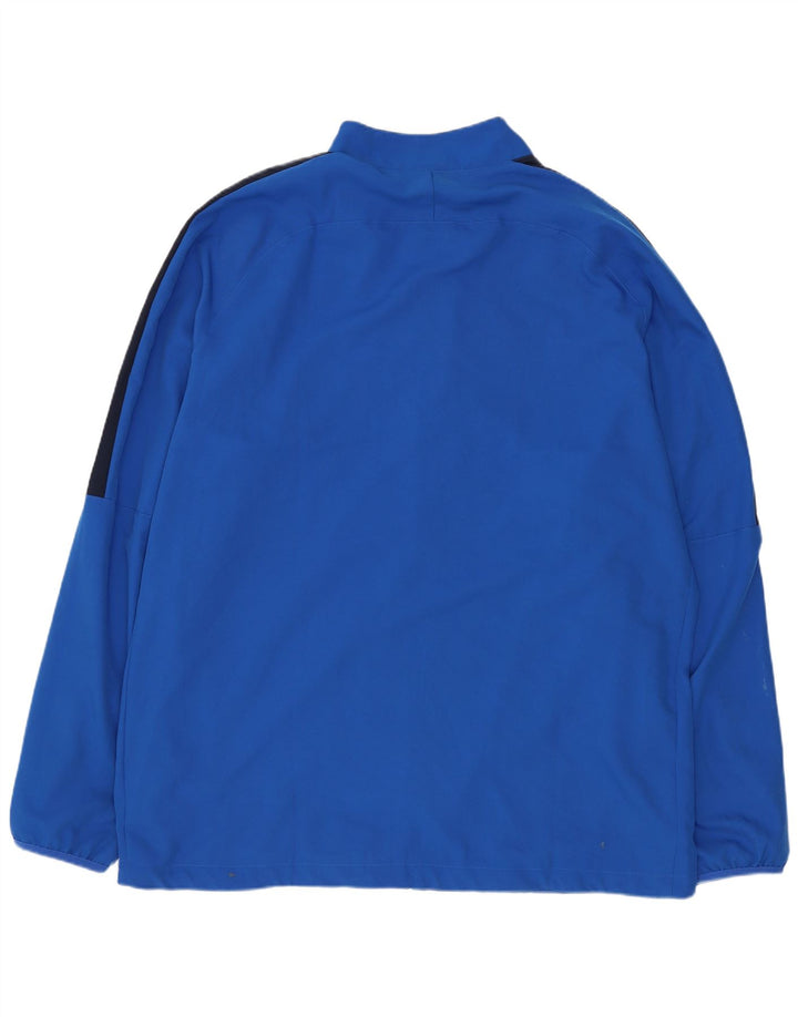 Nike Mens Dri Fit Regular Chándal Top Chaqueta 2XL Azul Poliéster Deportes