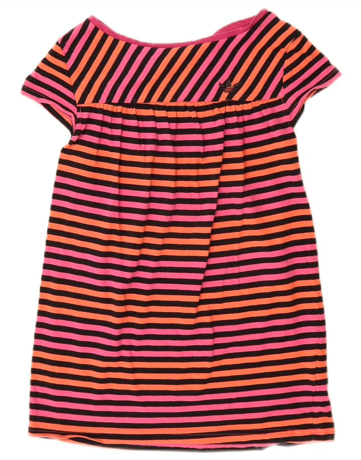 Blusa Adidas Mujer Top IT 44 Algodón Rayas Rosa Medio