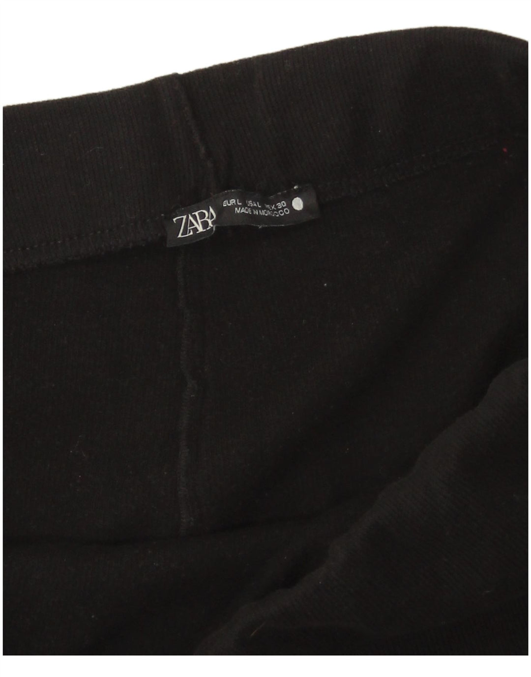 Zara Mujer Falda Recta Grande W30 Negro