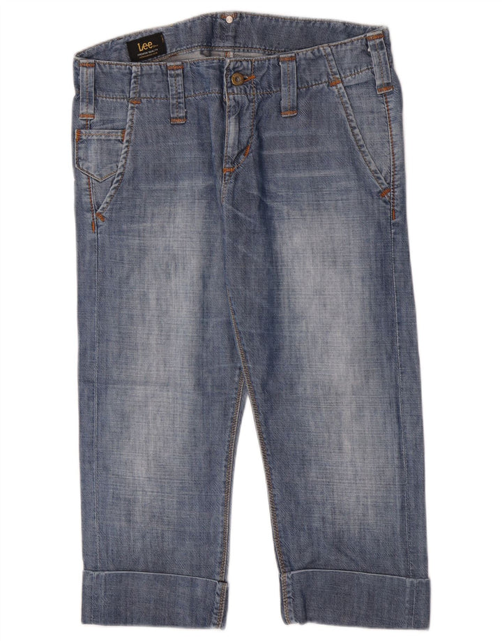 Vaqueros Lee Key West Capri para Mujer W29 L21 Algodón Azul