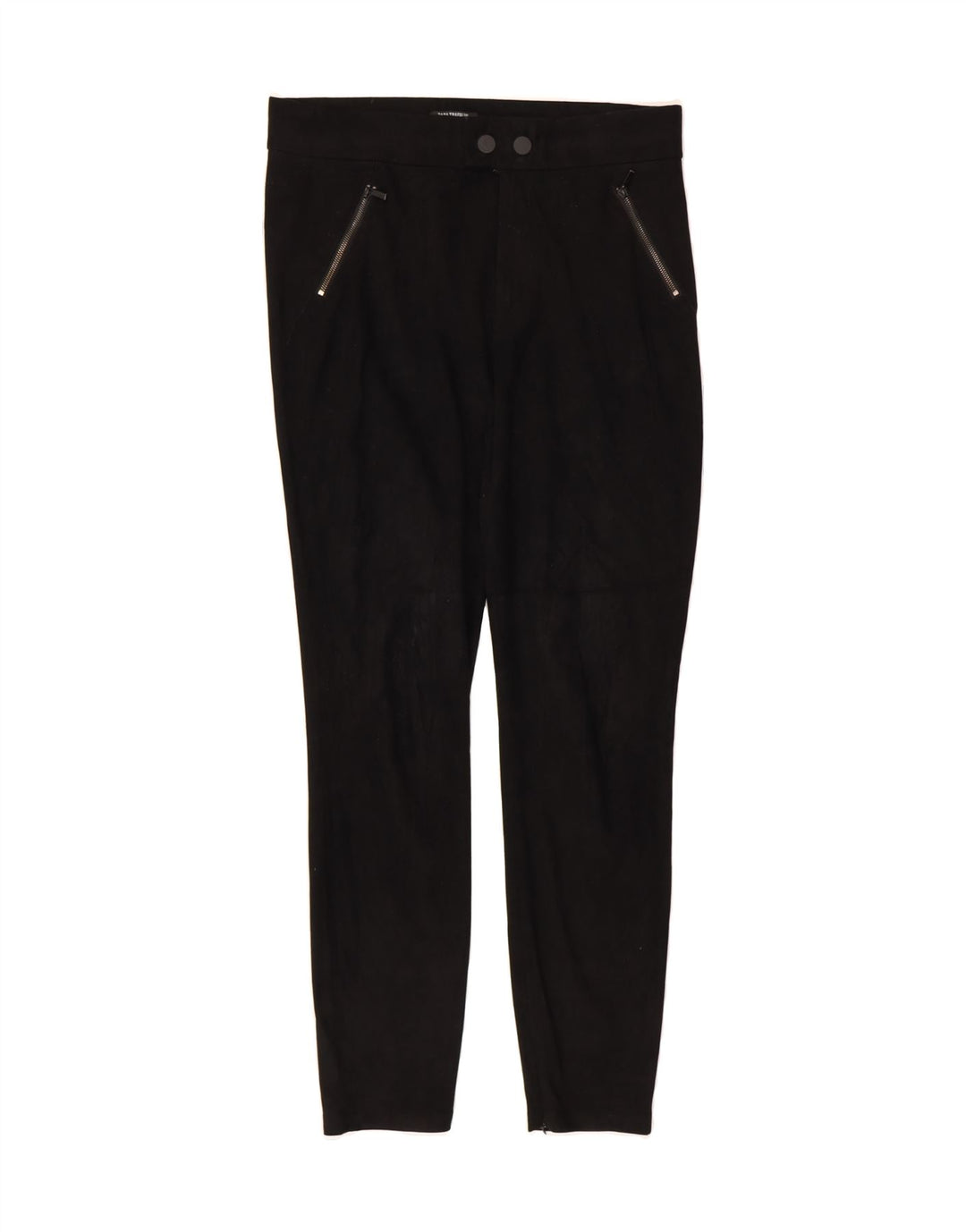 ZARA Womens Legging Casual Trousers Large W32 L28 Black Vintage Zara and Second-Hand Zara from Messina Hembry 
