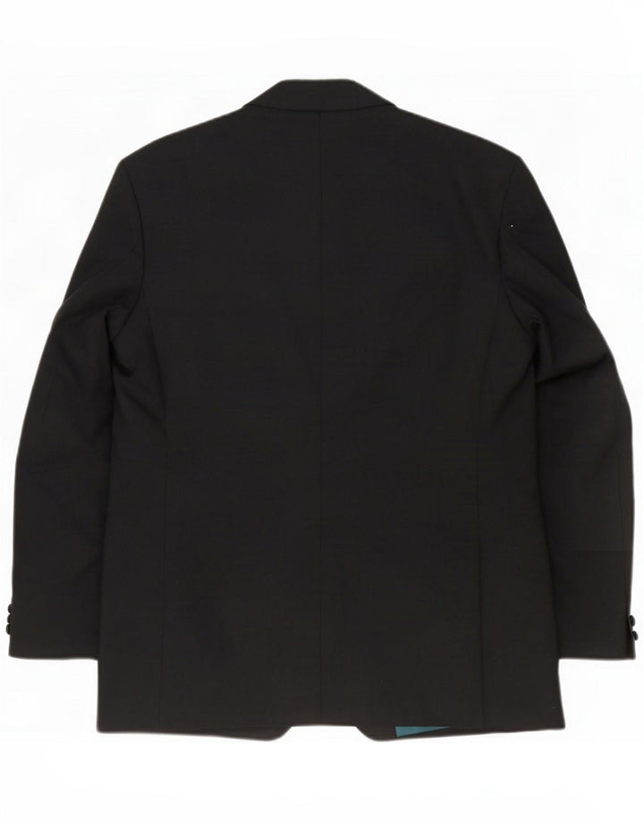 Marks & Spencer Chaqueta tipo blazer St. Michael de 2 botones para hombre UK 42 Large Black