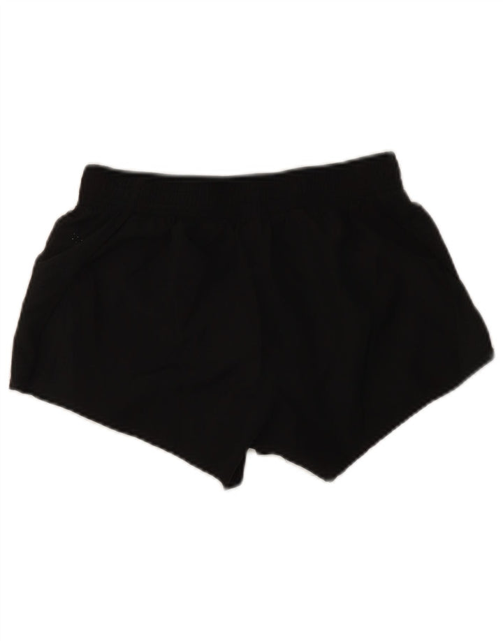 Nike Pantalones cortos deportivos Dri Fit para mujer UK 8 Small Poliéster negro