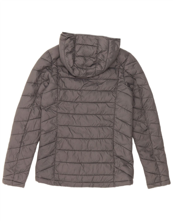 Chaqueta acolchada con capucha para mujer Fat Face UK 6 XS Nylon gris