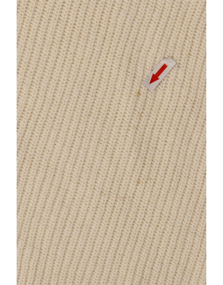 Zara Hombre Chaleco Tank Top Small Algodón Beige