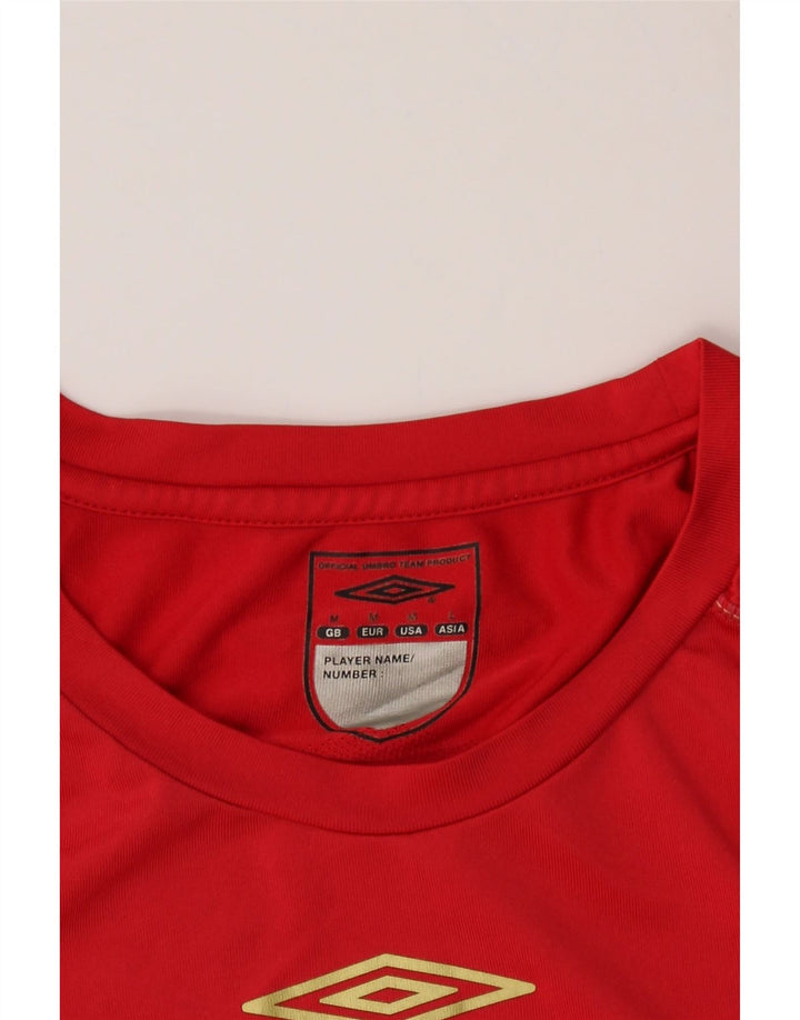 UMBRO Womens Vest Top UK 12 Medium Red Polyester Vintage Umbro and Second-Hand Umbro from Messina Hembry 