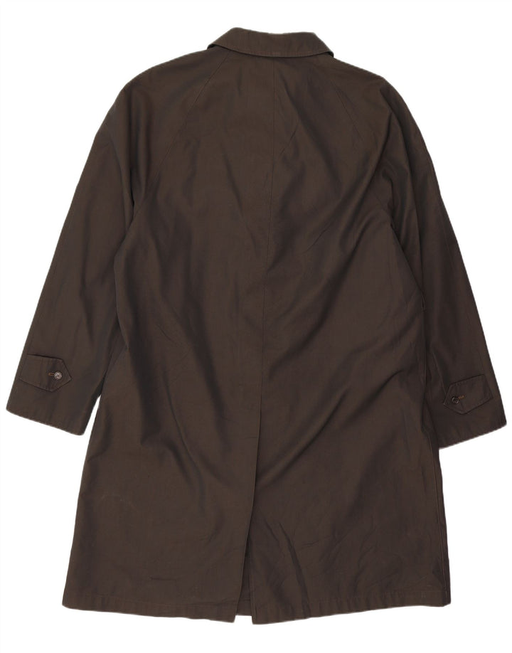 VINTAGE Abrigo para hombre Reino Unido 40 Grande Negro